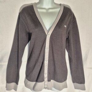 VANS stylish sweater, Two tone Grey, V-Neck, in size small